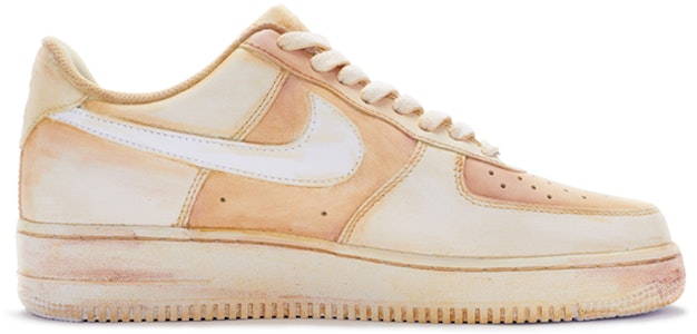 【定制球鞋】 Nike Air Force 1 Low 荒漠做舊vibe風 噴繪 低幫 板鞋 GS 米色 Order 【定制球鞋】 Nike Air Force 1 Low 荒漠做舊vibe風 噴繪 低幫 板鞋 GS 米色