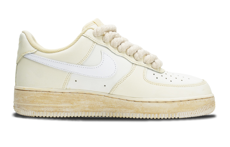 Order [Sepatu Custom] Nike Air Force 1 Rendah 'Desert Remains Kuning Perak' CW2288-111(Team35-AF1沙漠遗骸)