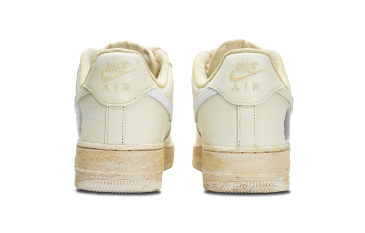 Shop [Sepatu Custom] Nike Air Force 1 Rendah 'Desert Remains Kuning Perak' CW2288-111(Team35-AF1沙漠遗骸)