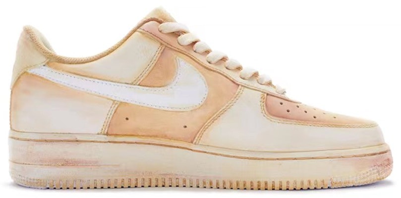 【定製球鞋】Nike Air Force 1 Low '07 荒漠廢土做舊風 噴繪 低幫 板鞋 男款 白橙 Order 【定製球鞋】Nike Air Force 1 Low '07 荒漠廢土做舊風 噴繪 低幫 板鞋 男款 白橙