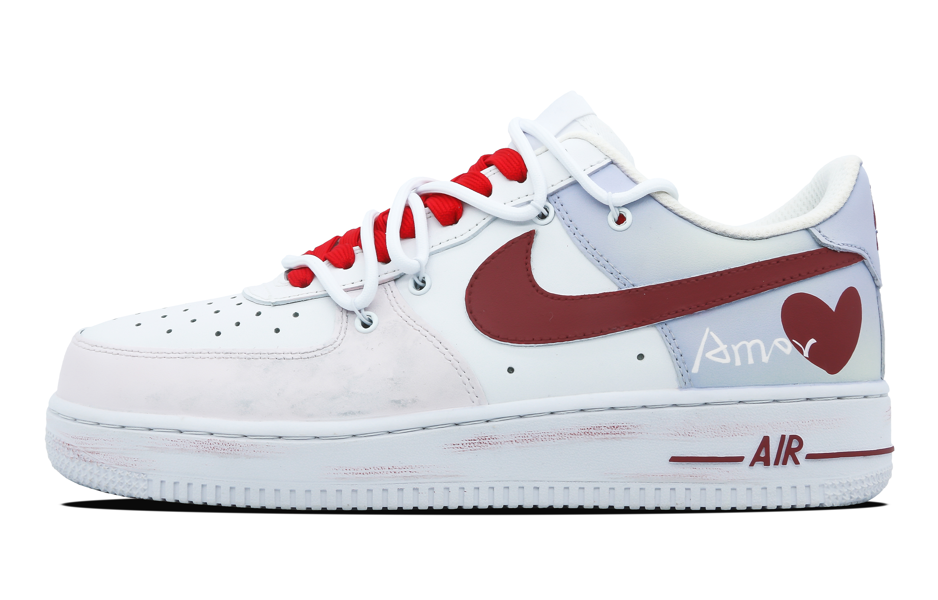 Buy Zapatillas Nike Air Force 1 Low 'Graffiti Amor Degradado Dopamina' CW2288-111(Team78-男款热恋)