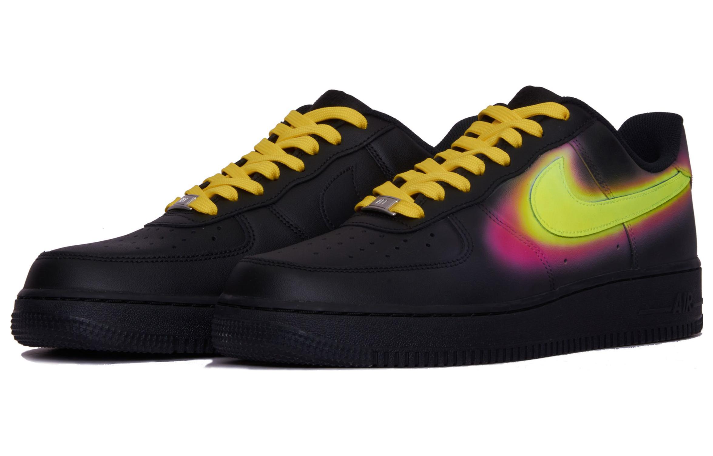 Shop 【カスタムシューズ】ナイキ エアフォース 1 ロー「ドーパミングラデントグロー」 CW2288-001(Team61-迷幻光芒S-BOX)