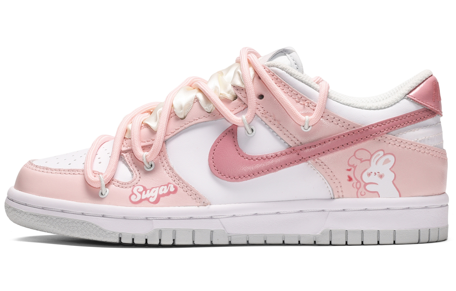 Buy [Sepatu Kustom] Nike Air Force 1 Low 'Dopamine Peach Comfort Bunny' DV0831-101(TeamE-男款安慰兔粉白BOX)