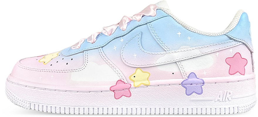 나이키 AF1 로우 "도파민 타이다이 블루 스카이" (커스텀) DH2920-111-450447 Order 나이키 AF1 로우 "도파민 타이다이 블루 스카이" (커스텀) DH2920-111-450447