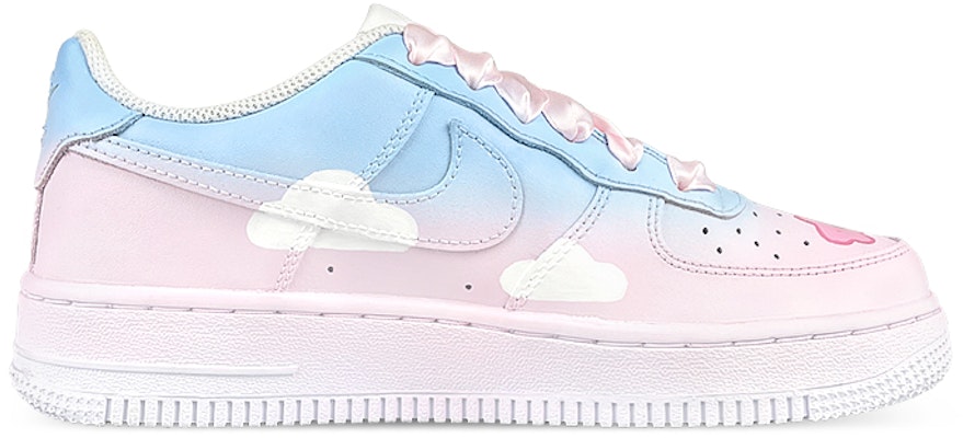 나이키 AF1 로우 "도파민 타이다이 블루 스카이" (커스텀) DH2920-111-450447 Lookbook 나이키 AF1 로우 "도파민 타이다이 블루 스카이" (커스텀) DH2920-111-450447