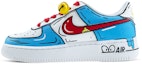 Buy 나이키 에어포스1 로우 '도라에몽' (파/흰/빨) CW2288-111(Team40-男款叮当猫蓝红)