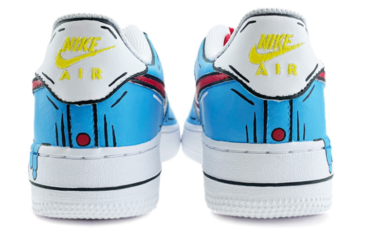 Purchase カスタム エアフォース1 ロー "ドラえもんカラー" CW2288-111(Team40-男款叮当猫蓝红)