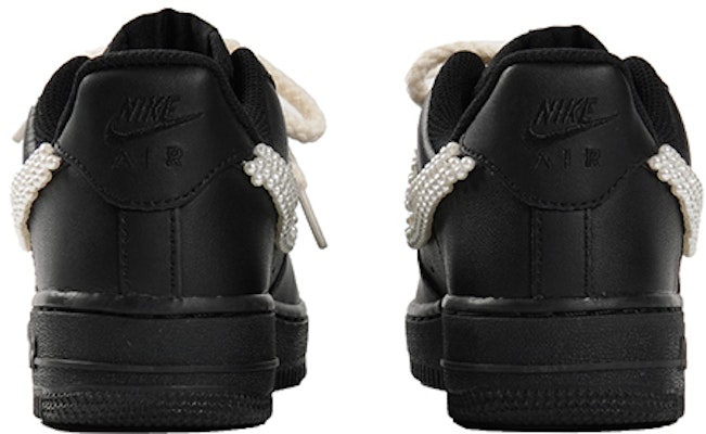 【定制球鞋】 Nike Air Force 1 Low 空軍一號 特殊禮盒 珍寶系列 雙層珍珠鉤 鑽石LOVE 可拆鞋掛飾 亞麻鞋帶 低幫 板鞋 GS 黑白 Details for 【定制球鞋】 Nike Air Force 1 Low 空軍一號 特殊禮盒 珍寶系列 雙層珍珠鉤 鑽石LOVE 可拆鞋掛飾 亞麻鞋帶 低幫 板鞋 GS 黑白