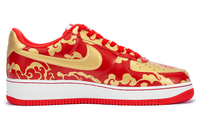 Lookbook [Kasut Kustom] Nike Air Force 1 Low 'Perkahwinan Naga dan Phoenix' CV1724-100(TeamA-AF1男款龙凤呈祥婚鞋)