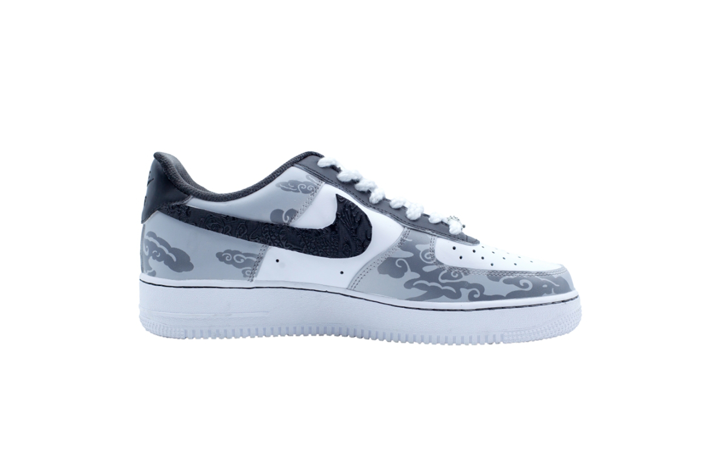 Lookbook [Kasut Custom] Nike Air Force 1 Low 'Dragon Grey' CW2288-111(Team335-015)