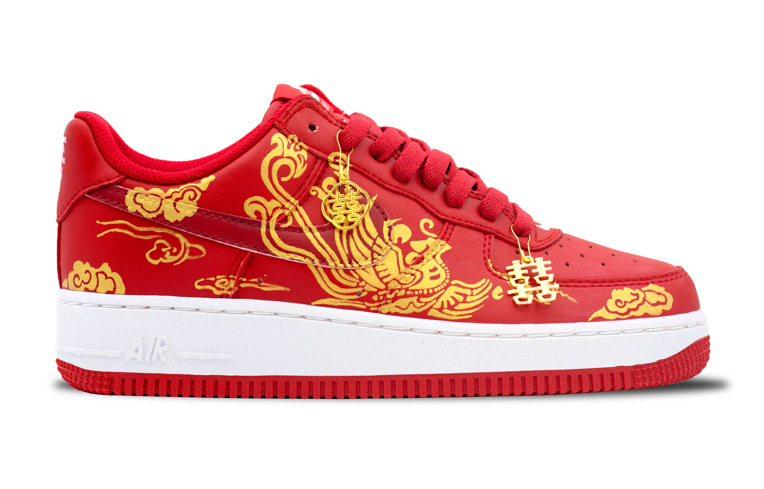 Order [Zapatos Personalizados] Nike Air Force 1 Low 'Bordado Dragón Fénix' FD7039-600-466773