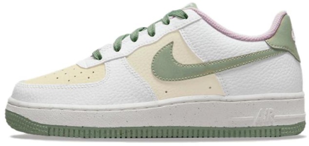 【定制球鞋】Nike Air Force 1 Low 空軍一號 手繪 龍井清茶 蝴蝶烙印 潮流百搭 休閒 低幫 板鞋 GS 白黃綠 Details for 【定制球鞋】Nike Air Force 1 Low 空軍一號 手繪 龍井清茶 蝴蝶烙印 潮流百搭 休閒 低幫 板鞋 GS 白黃綠