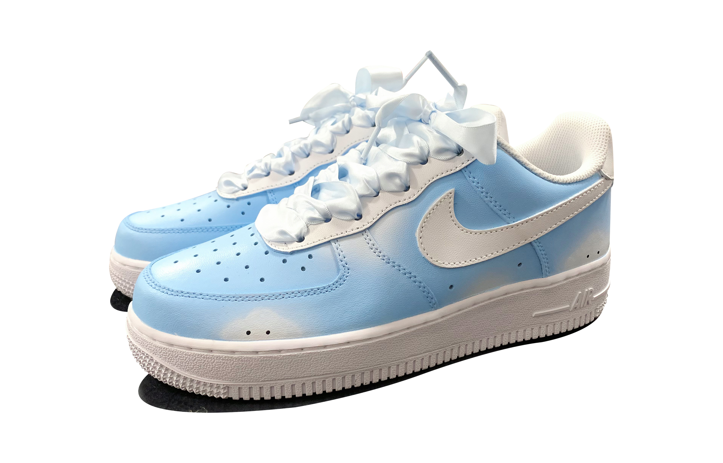 Lookbook ナイキ エアフォース1 ロー 夢雲青白 (Nike AF1 ロー 夢雲青白) CW2288-111(TeamD-男款梦幻小云朵)