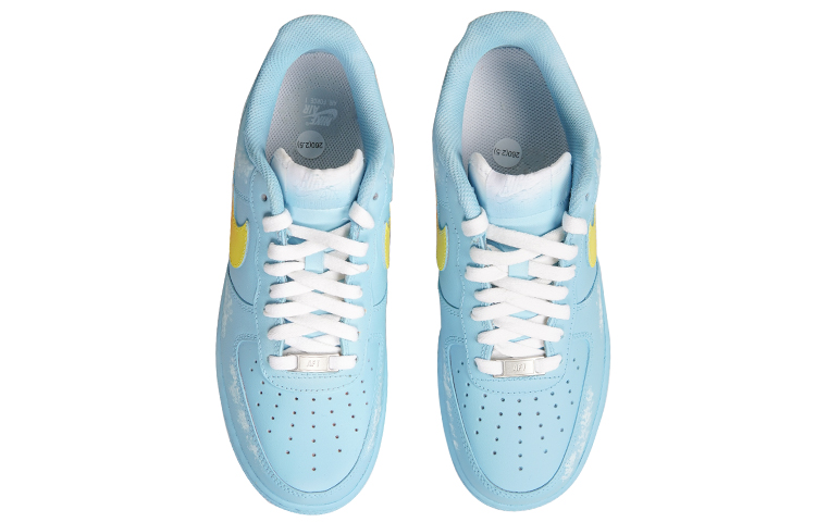 Shop Zapatillas Nike Air Force 1 Low 'Degradé Azul Envejecido Arte Nube' CW2288-111(TeamP-蓝天火烧云男款白蓝色QD)