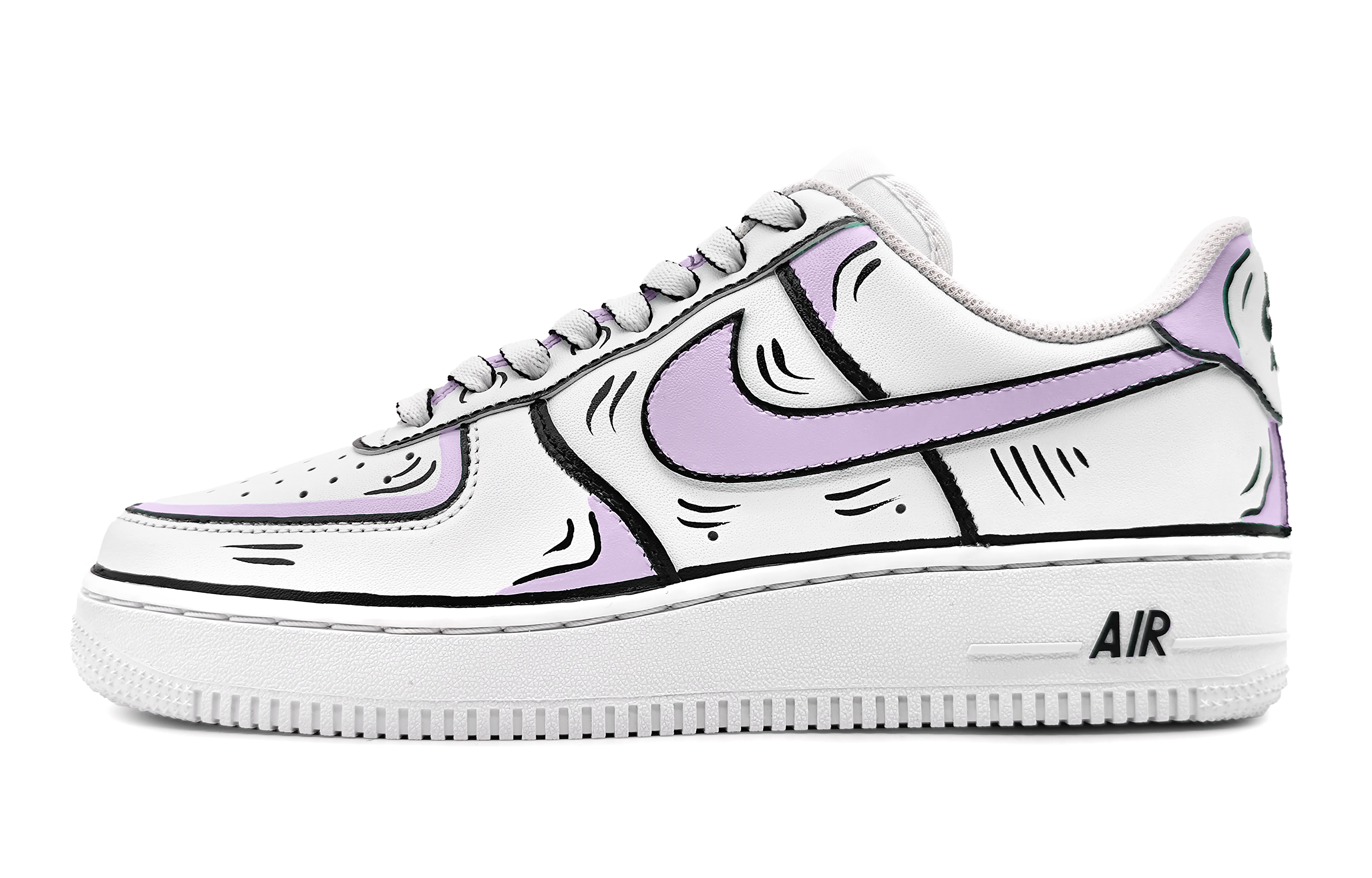 Buy Zapatillas Nike Air Force 1 Low 'Dynamic Anime Purple Grey' DH2920-111(Team16-女款动感二次元紫灰)