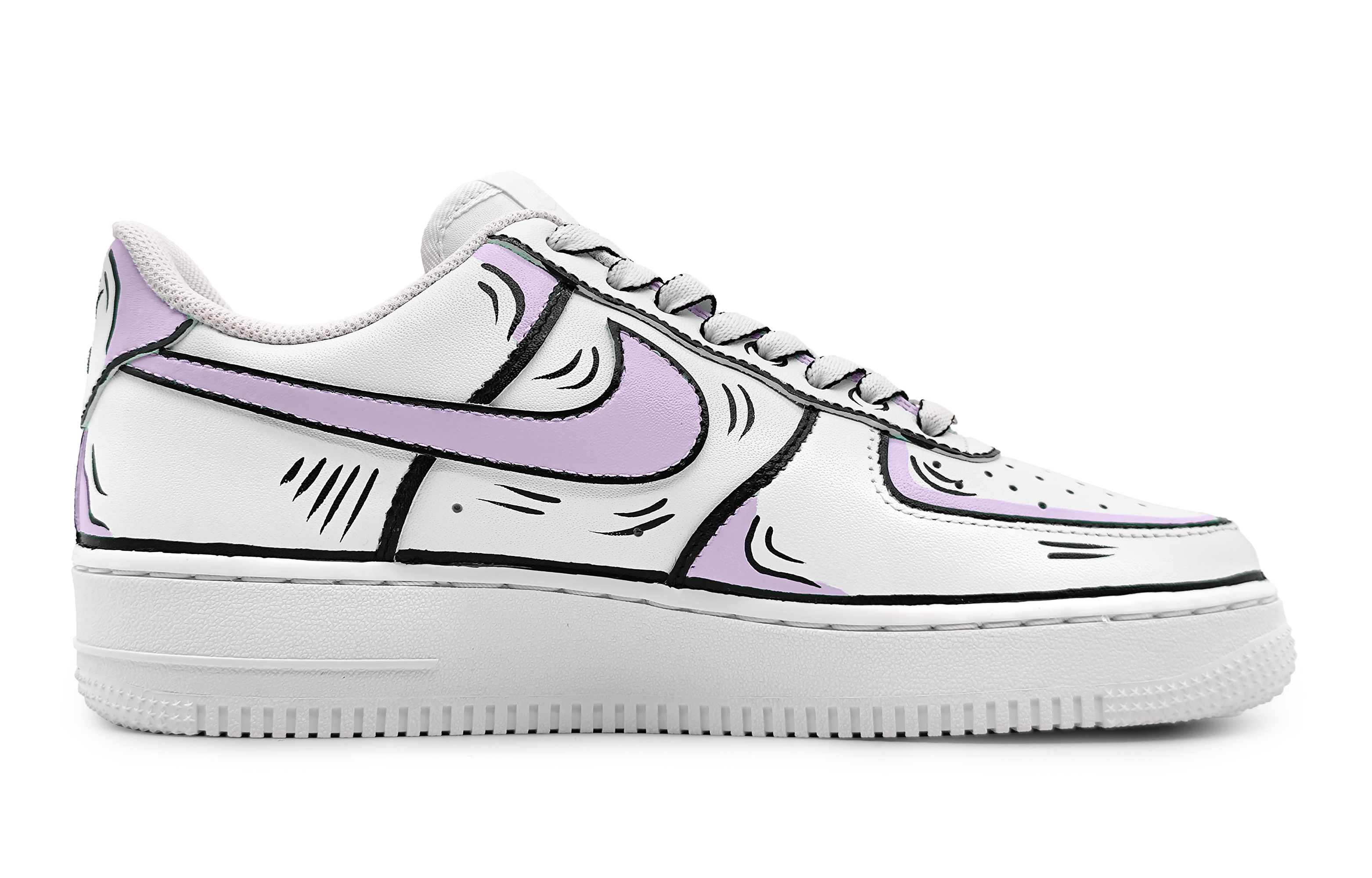 Order Zapatillas Nike Air Force 1 Low 'Dynamic Anime Purple Grey' DH2920-111(Team16-女款动感二次元紫灰)