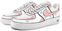 Lookbook 【客製化球鞋】Nike Air Force 1 Low 07 動感二次元 手繪結構線 墨線 低筒 板鞋 男款 粉灰