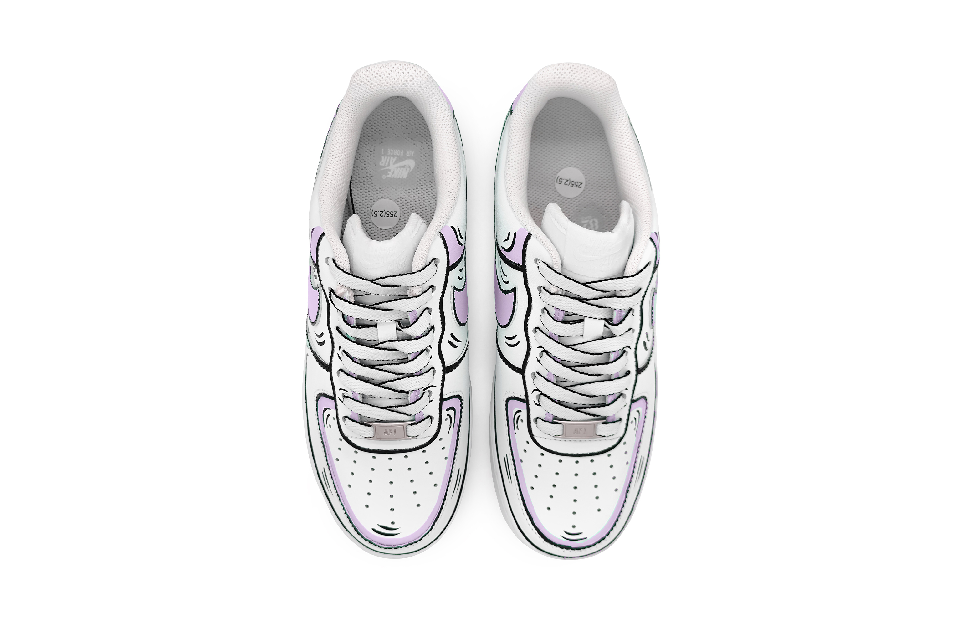 Shop Zapatillas Nike Air Force 1 Low 'Dynamic Anime Purple Grey' DH2920-111(Team16-女款动感二次元紫灰)