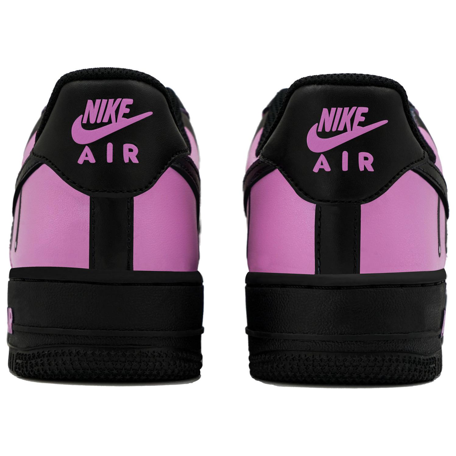 Purchase [Kasut Kustom] Nike Air Force 1 Low 'Pink Elektrik dan Percikan Dakwat' CW2288-001(Team113-溶墨电光粉)