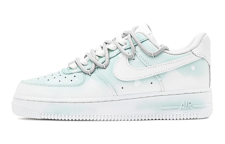 Buy [Sepatu Kustom] Nike Air Force 1 Low 'Elegant Dream Gradasi Putih-Hijau' CW2288-111(TeamS-绿白印染男S-BOX)