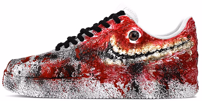 custom-shoes-nike-air-force-1-low-et-alien-cthulhu-zombie-horror-series