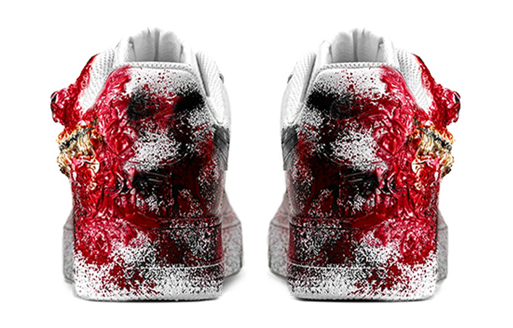 Shop 나이키 AF1 커스텀 '좀비 크툴루' (Nike AF1 Custom 'Zombie Cthulhu') DH2920-111(TeamY-女款ET外星人克苏鲁)