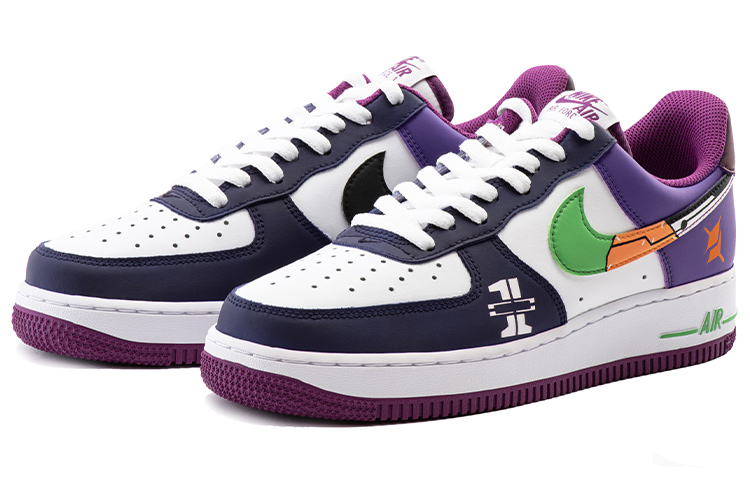 [Custom Shoes] Nike Air Force 1 Low 'Evangelion Unit-01 Purple-White' 圖 3