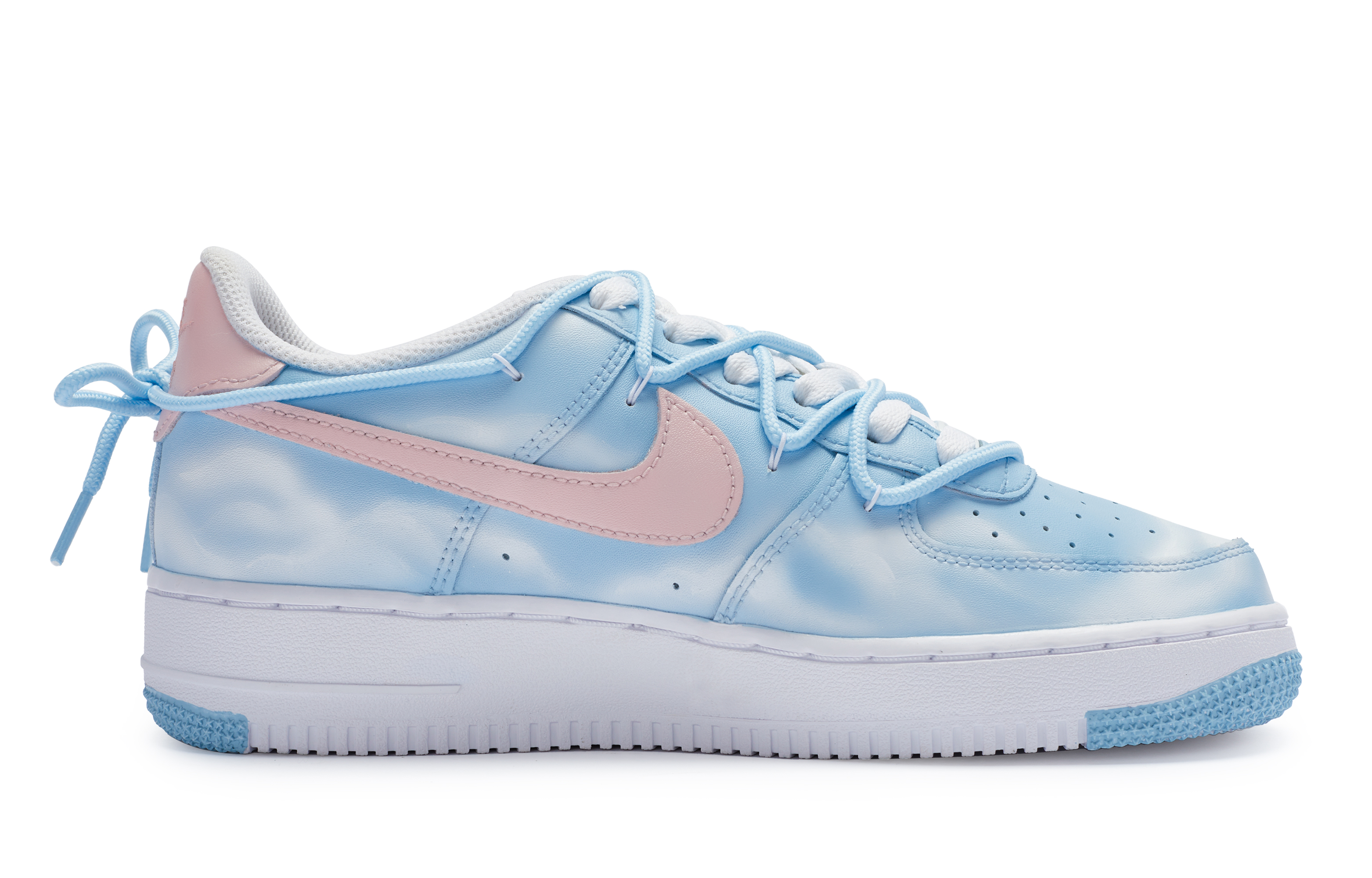 Lookbook [Zapatos Personalizados] Nike Air Force 1 Low 'Azul Noche-Rosa' DH2920-111(Team80-女款晚晴)