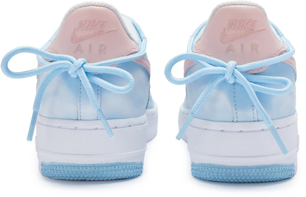 【訂製球鞋】Nike Air Force 1 Low 811製造 晚晴 清新學院風 暈染 解構 防滑耐磨 低筒 板鞋 GS 藍白粉 Purchase 【訂製球鞋】Nike Air Force 1 Low 811製造 晚晴 清新學院風 暈染 解構 防滑耐磨 低筒 板鞋 GS 藍白粉