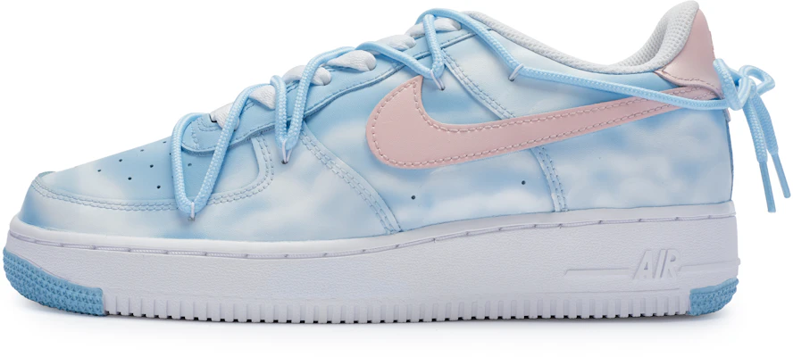 【客製球鞋】 Nike Air Force 1 Low 牛角尖 晚晴 清新學院風 暈染漸變 解構 低筒 板鞋 男款 藍白粉 Buy 【客製球鞋】 Nike Air Force 1 Low 牛角尖 晚晴 清新學院風 暈染漸變 解構 低筒 板鞋 男款 藍白粉