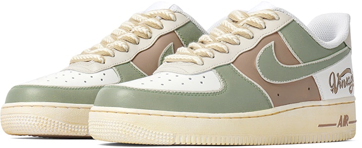 나이키 에어포스 1 로우 '단풍잎 - 녹갈색' (커스텀) CW2288-111(Team拾柒-男款低帮落叶听枫板鞋) Lookbook 나이키 에어포스 1 로우 '단풍잎 - 녹갈색' (커스텀) CW2288-111(Team拾柒-男款低帮落叶听枫板鞋)