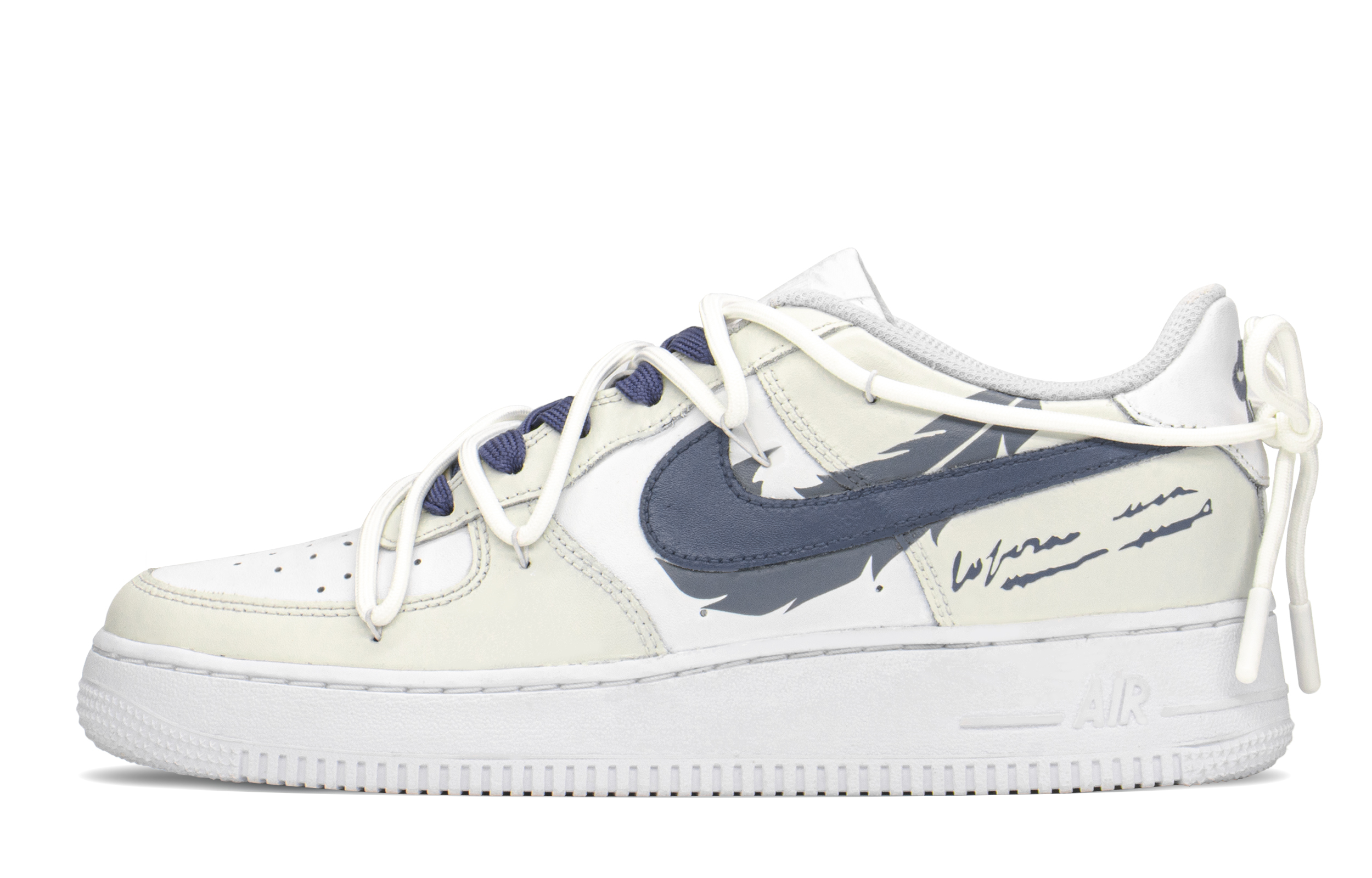 [Custom Shoes] Nike Air Force 1 Low 'Feather Blue-White'