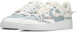 Lookbook 【定製球鞋】Nike Air Force 1 Low FZBB 減齡主題 警戒線 百搭 防滑減震耐磨 低筒 板鞋 男款 藍白灰
