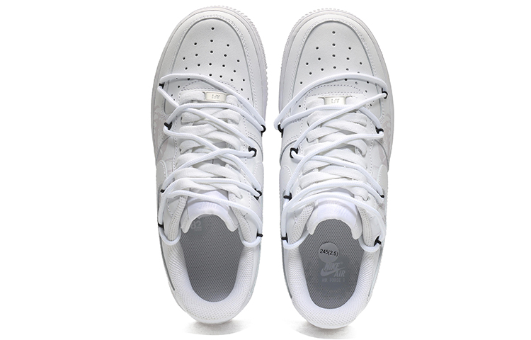 Shop 나이키 에어포스 1 로우 '해체된 생선뼈'(커스텀) CW2288-111(Team10-鱼骨解构男纯白QD)