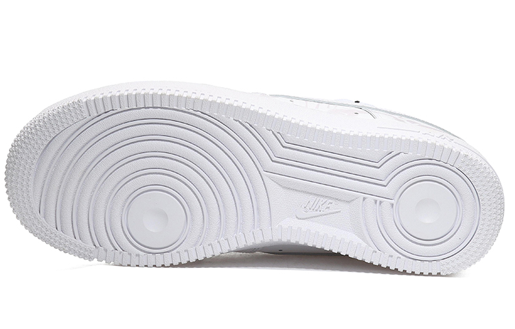Details for 나이키 에어포스 1 로우 '해체된 생선뼈'(커스텀) CW2288-111(Team10-鱼骨解构男纯白QD)