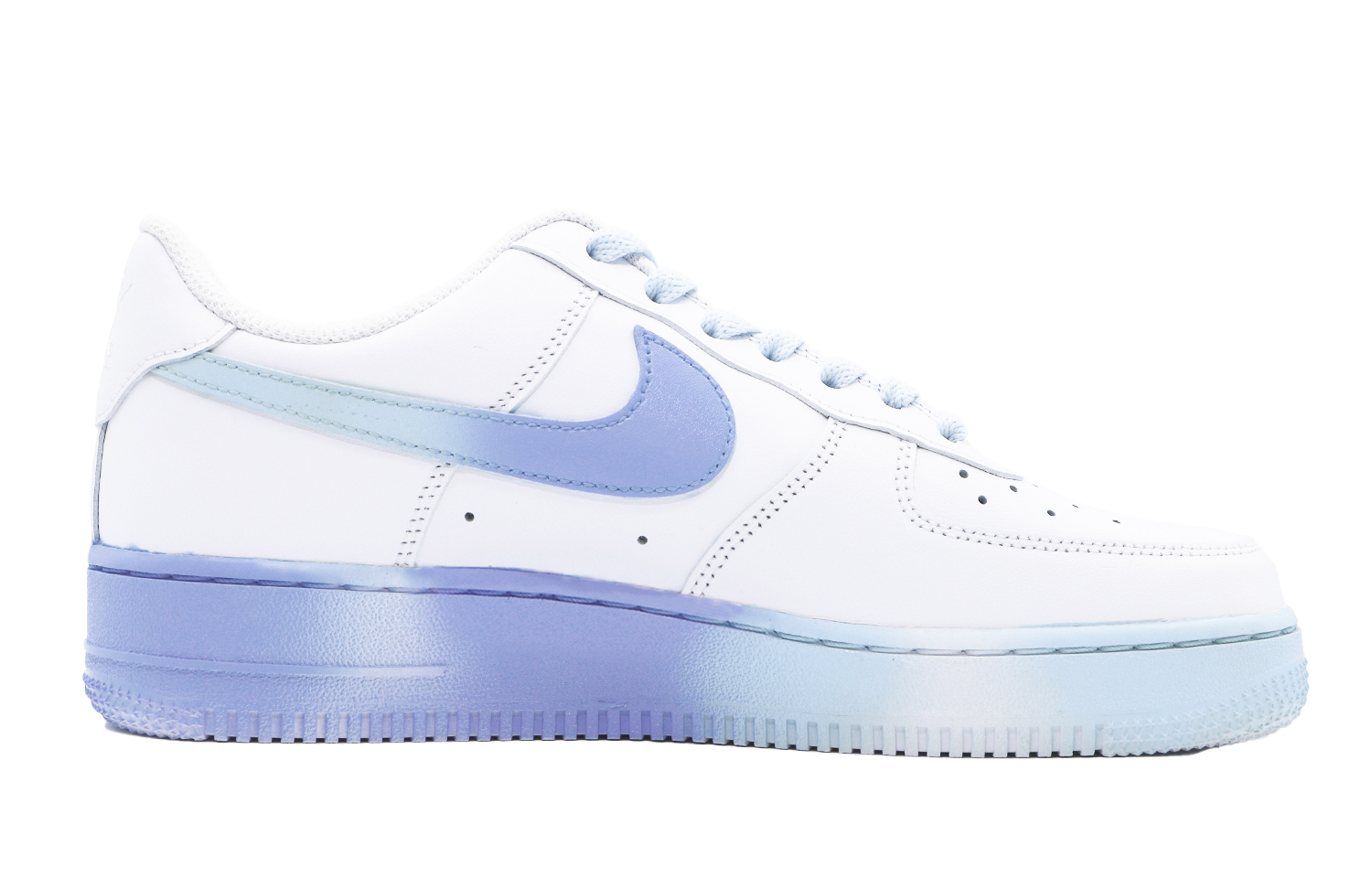 Order [Zapatillas Personalizadas] Nike Air Force 1 Low 'Gradiente Azul Púrpura' CW2288-111(Team48-飞行日记蓝紫)