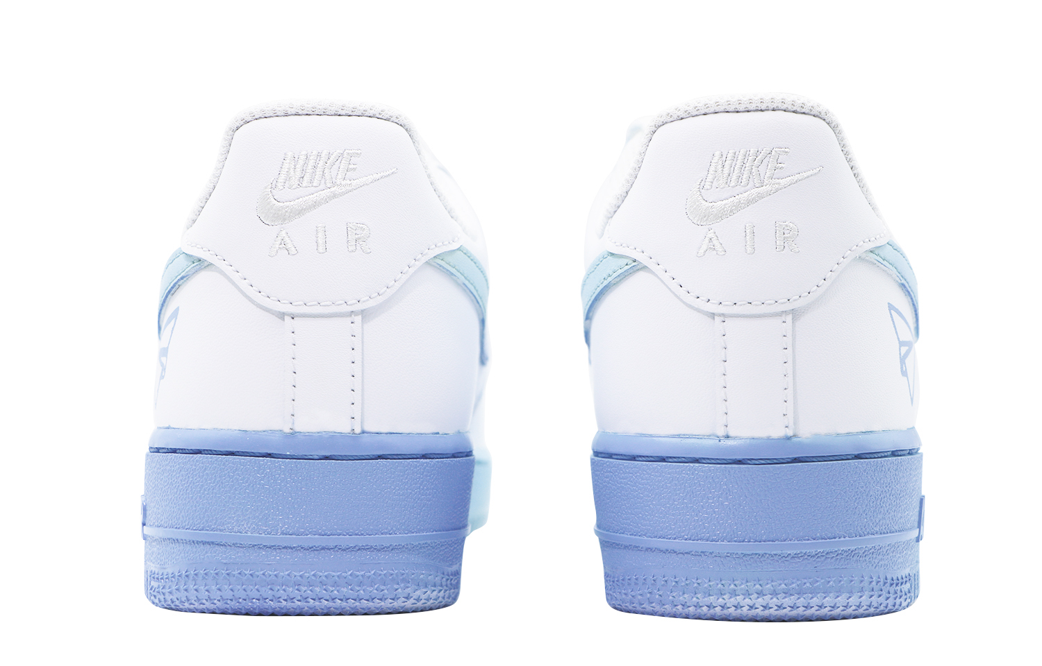 Shop [Zapatillas Personalizadas] Nike Air Force 1 Low 'Gradiente Azul Púrpura' CW2288-111(Team48-飞行日记蓝紫)