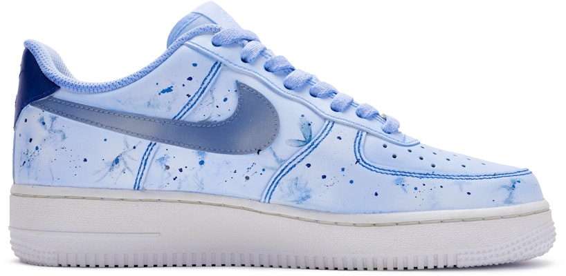 【訂製球鞋】 Nike Air Force 1 Low IGNIU 花束戀曲 手繪噴繪 低筒 板鞋 男款 藍白 Order 【訂製球鞋】 Nike Air Force 1 Low IGNIU 花束戀曲 手繪噴繪 低筒 板鞋 男款 藍白