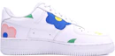 Lookbook 【定制球鞋】Nike Air Force 1 Low 07 空軍一號 花朵 葉子 塗鴉 ins風 簡約 清新 高街 低幫 板鞋 男款 白粉藍