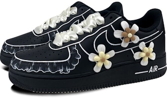 ナイキ エアフォース1 ロー "花柄レース" (Nike AF1 ロー 花レース also ok) CW2288-001(Team叁-男款立体花朵) Lookbook ナイキ エアフォース1 ロー "花柄レース" (Nike AF1 ロー 花レース also ok) CW2288-001(Team叁-男款立体花朵)