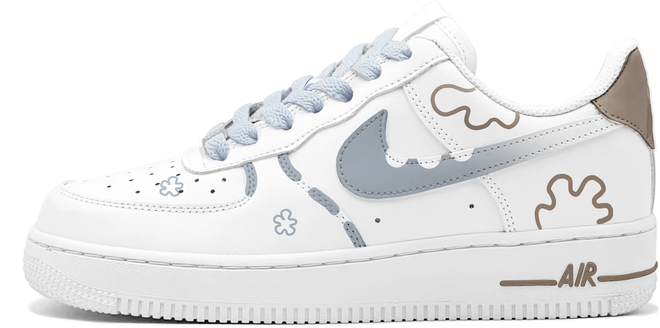 custom-shoes-nike-air-force-1-low-floral-patchwork-white-blue-brown