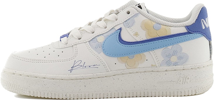 custom-shoes-nike-air-force-1-low-floral-white-blue