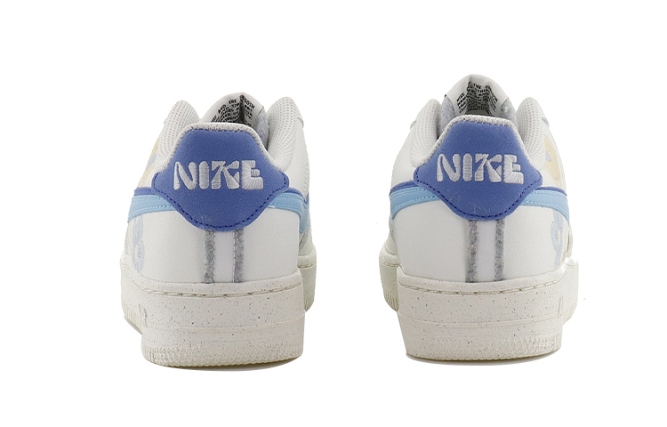 Shop [定制鞋款] 耐克空军一号低帮‘花卉白蓝’ DQ0359-100(Team10-花花世界)