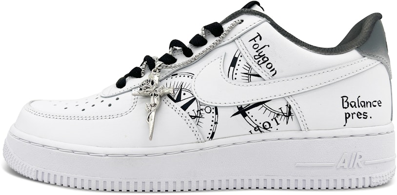 【定制球鞋】 Nike Air Force 1 Low 07 空軍一號 Folygon 極簡前衛 低幫 板鞋 男款 黑白 Buy 【定制球鞋】 Nike Air Force 1 Low 07 空軍一號 Folygon 極簡前衛 低幫 板鞋 男款 黑白