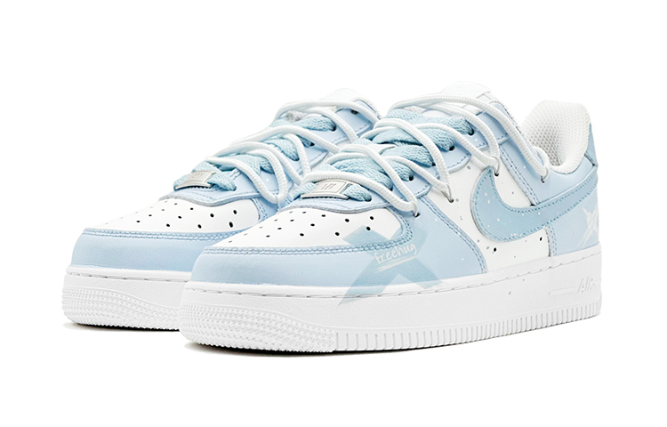 Lookbook [カスタムシューズ] ナイキ エア フォース 1 ロー 'フリー ハグ' CW2288-111(TeamS-拥抱自由男S-BOX)