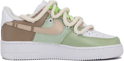 【定制球鞋】 Nike Air Force 1 Low LE 清新奶綠 森系 低筒 板鞋 GS 白綠 特殊鞋盒 Order 【定制球鞋】 Nike Air Force 1 Low LE 清新奶綠 森系 低筒 板鞋 GS 白綠 特殊鞋盒