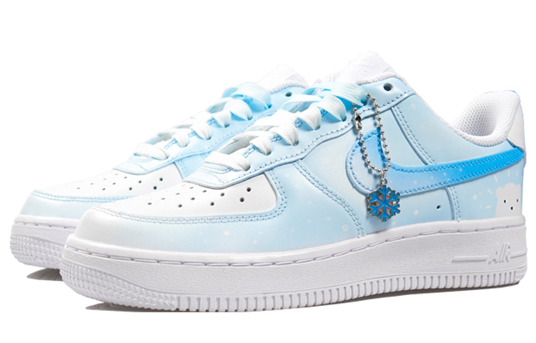 [Custom Shoes] Nike Air Force 1 Low 'Frozen Gradient Blue-White' 圖 3