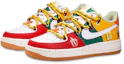 Lookbook 【定製球鞋】Nike Air Force 1 Low 果汁便利店 解構風 低幫 板鞋 GS 紅黃綠