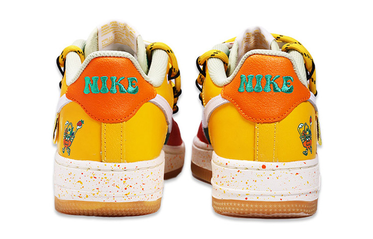 Purchase 【定製球鞋】Nike Air Force 1 Low 果汁便利店 解構風 低幫 板鞋 GS 紅黃綠