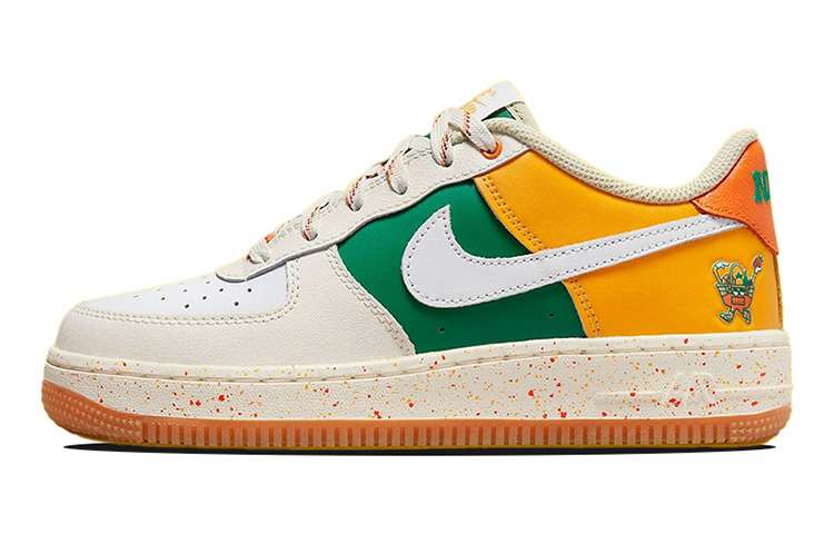 Sizing 【定製球鞋】Nike Air Force 1 Low 果汁便利店 解構風 低幫 板鞋 GS 紅黃綠